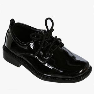 Boys Patent Matte Dress Oxford Special Occasion Christening Wedding Formal Shoes